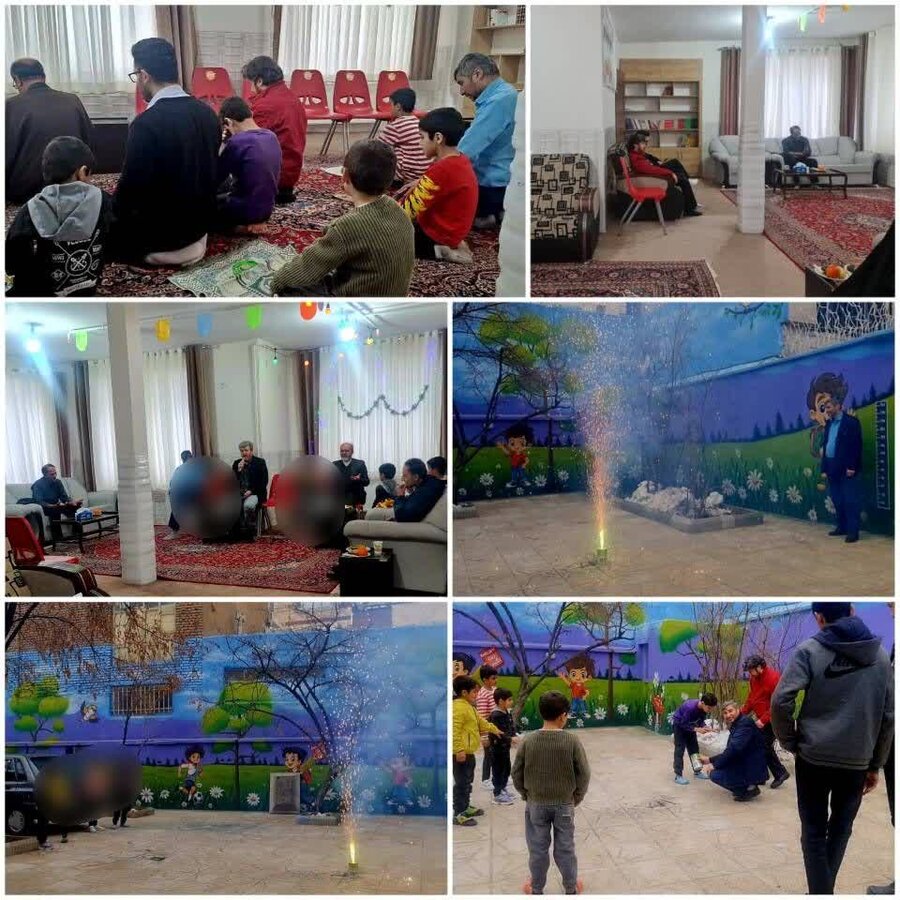 نیمه‌شعبان در کنار فرزندان «ترنم مهر» همدان