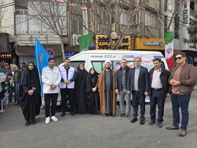 گزارش تصویری/ حضور  مدیرکل بهزیستی قم در غرفه اورژانس اجتماعی در راهپیمایی ۲۲ بهمن