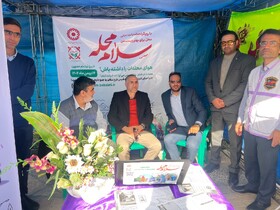 استقبال گسترده مردم از غرفه «سلام محله» در راهپیمایی ۲۲ بهمن / تأکید سرپرست بهزیستی فارس بر گسترش این پویش مردمی