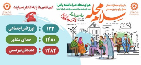 ثبت‌نام از داوطلبان علاقه‌مند در پویش "سلام محله" در مسیر راهپیمایی ۲۲ بهمن