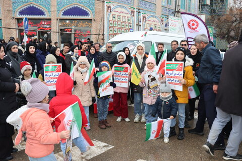 گزارش تصویری|  *«دشمن را مأیوس کنید»*مقام معظم رهبری (مدظله‌العالی)