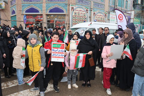 گزارش تصویری|  *«دشمن را مأیوس کنید»*مقام معظم رهبری (مدظله‌العالی)