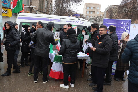 گزارش تصویری|  *«دشمن را مأیوس کنید»*مقام معظم رهبری (مدظله‌العالی)