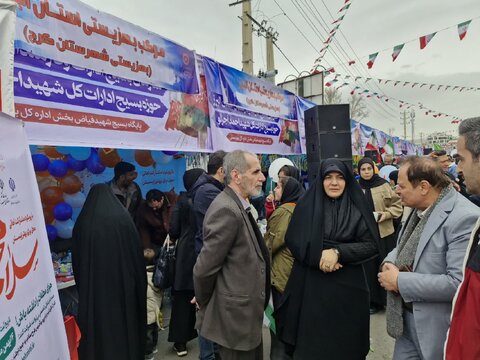حضور پرشور خانواده بزرگ بهزیستی البرز در یوم‌الله انقلاب