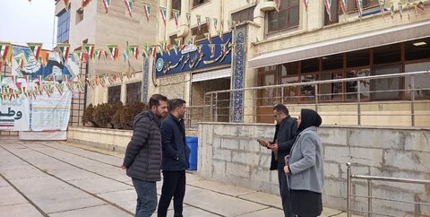 ساوجبلاغ | بازدید میدانی از ادارات خدمت‌رسان شهر مهستان توسط تیم تخصصی کمیته فنی مناسب‌سازی