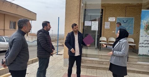 ساوجبلاغ | بازدید میدانی از ادارات خدمت‌رسان شهر مهستان توسط تیم تخصصی کمیته فنی مناسب‌سازی