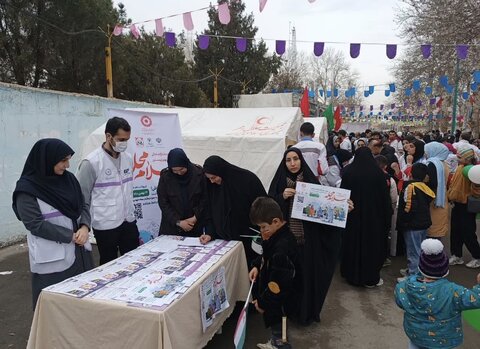 نظرآباد | حضور پرشور خانواده بزرگ بهزیستی شهرستان نظرآباد در راهپیمایی ۲۲ بهمن و جشن پیروزی انقلاب