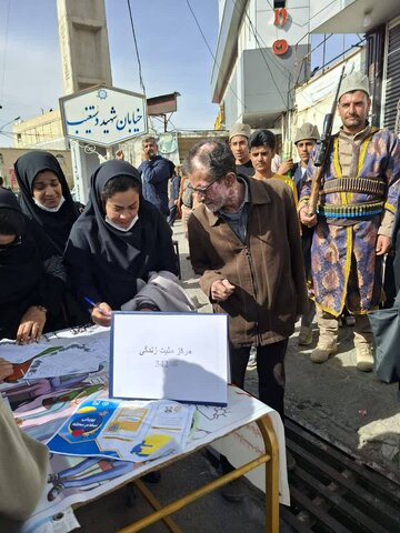گزارش تصویری| فسا-دهه فجرو حماسه حضور مسئولین و مردم در مراسم راهپیمایی یوم الله ۲۲ بهمن  و ادامه طرح پویش سلام محله در شهرستان فسا
