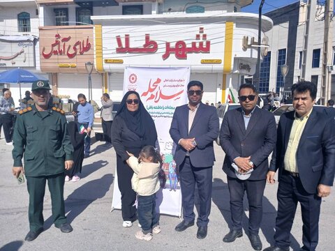 لامرد| همراه با مردم در ۲۲ بهمن؛ جلوه‌ای از همبستگی اجتماعی با «سلام محله»