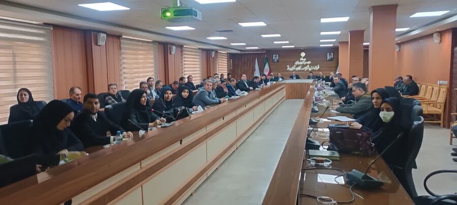 جلسه شورای اداری شاهین‌دژ با گزارش عملکرد بهزیستی شاهین دژ