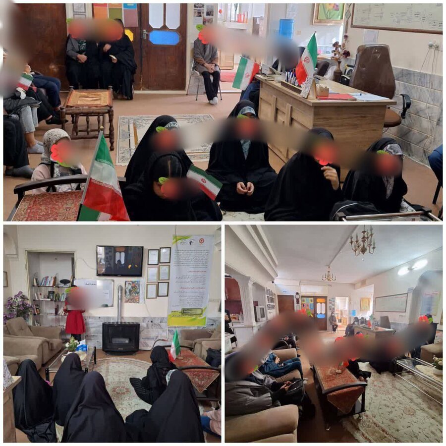 برگزاری جشن سالروز پیروزی انقلاب اسلامی در مرکز ندای مهر فرشتگان