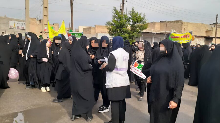 بهبهان|حضور تیم اورژانس اجتماعی  در مراسم راهپیمایی یوم‌الله ۲۲ بهمن