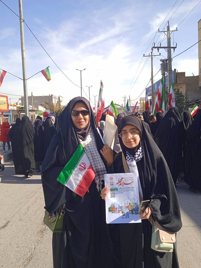 لامرد| از خیابان تا دل محله؛حضور پررنگ سلام محله در راهپیمایی ۲۲بهمن شهر علامرودشت