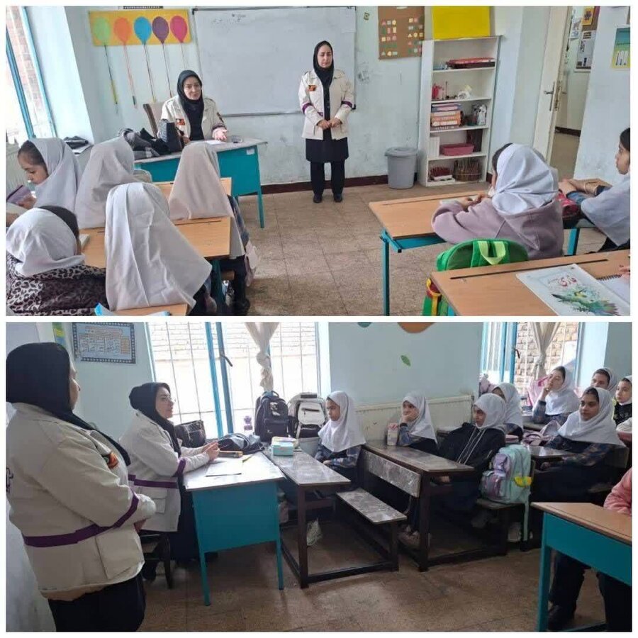 دوره آموزشی پیشگیری از آسیب های اجتماعی برای دانش آموزان توسط اورژانس اجتماعی ماکو