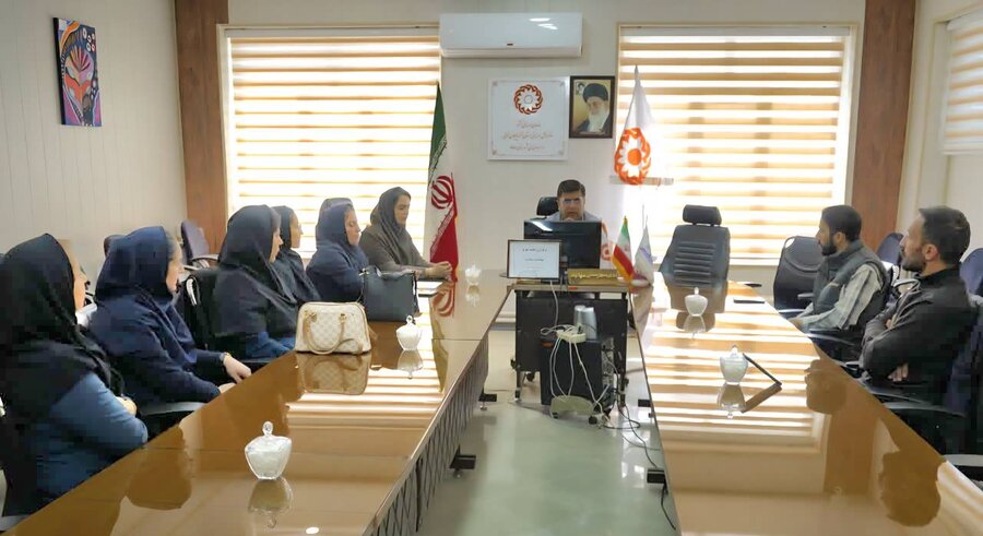 برگزاری جلسه هماهنگی اجرای طرح بهداشت سلامت در اداره بهزیستی مهاباد