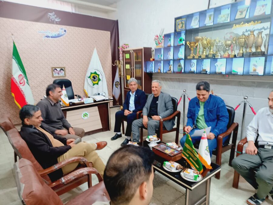 بازدید مدیران بهزیستی از موسسه حامیان حقوق معلولین