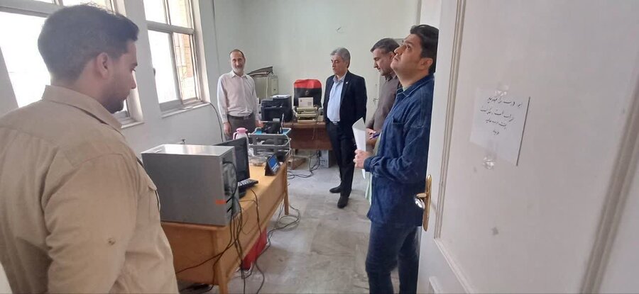 بازدید مدیران بهزیستی از مجتمع آیت الله گلپایگانی