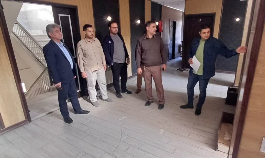 بازدید مدیران بهزیستی از مجتمع آیت الله گلپایگانی