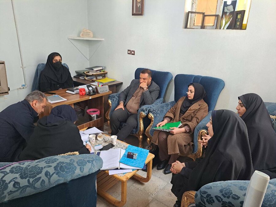 مرودشت |بازدید تیم نظارتی استان فارس دفتر مراکز + حراست و بازرسی