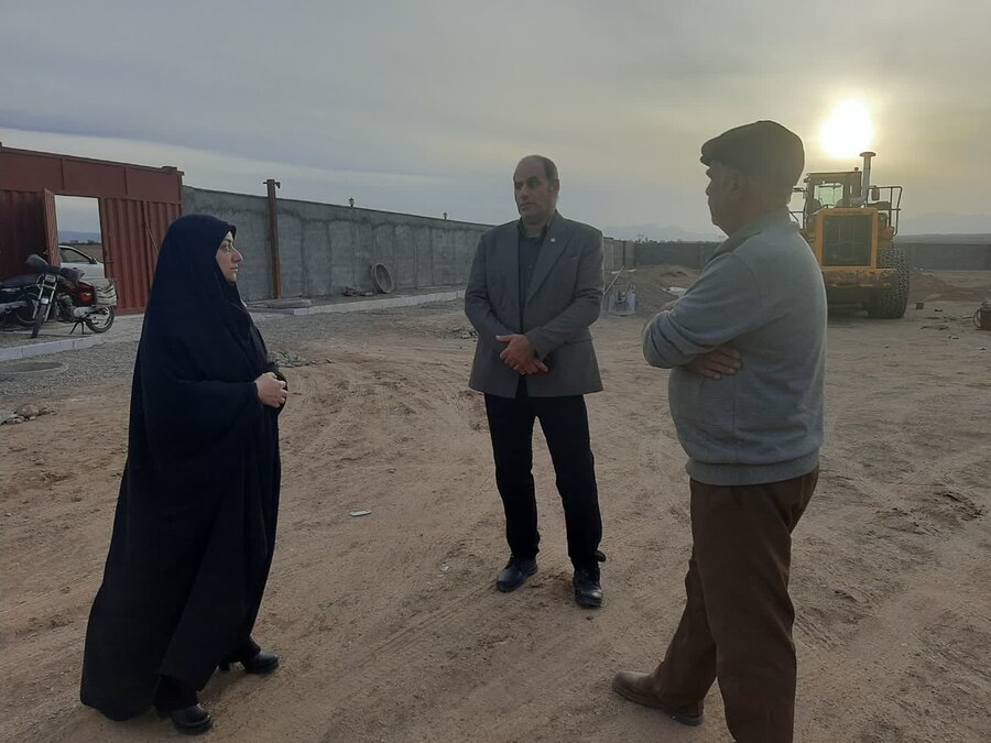 بازدید از مراحل ساخت مرکز جامع سالمندان قم با مشارکت خیرین در طایقان