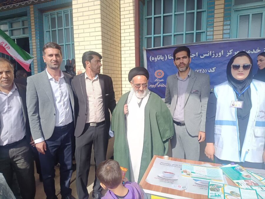 برگزاری میز خدمت توسط اورژانس اجتماعی پاتاوه به مناسبت ۲۲ بهمن