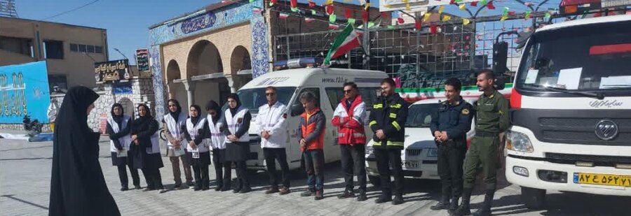 فیلم| مانور خودروهای امدادی در استان چهارمحال و بختیاری