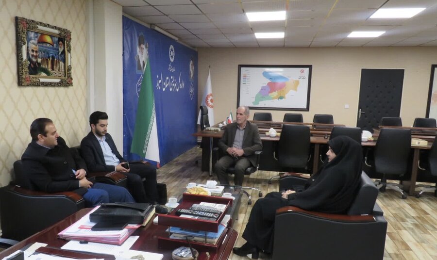 تقویت همکاری بهزیستی البرز و بانک قرض‌الحسنه مهر ایران جهت تسهیل ارائه خدمات و تسهیلات به مددجویان و کارکنان