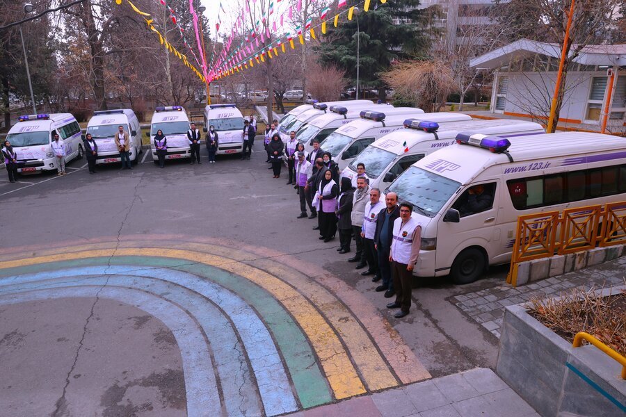 ۱۰۰۰ نیروی جدید و ۹۰ ون به اورژانس اجتماعی اضافه می‌شود