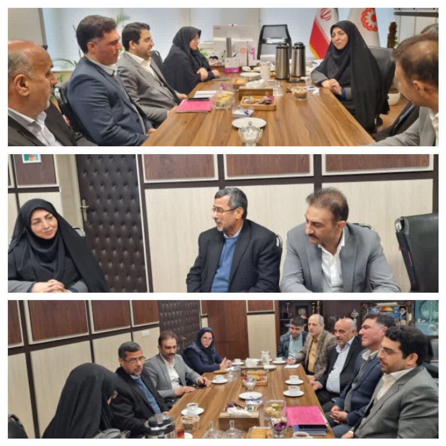 دیدار با با شهردار و اعضای شورای شهر خان‌ببین  در خصوص ساخت اداره بهزیستی در این شهر برگزار شد