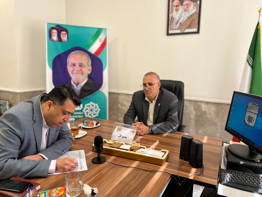 پاسخگویی  سرپرست بهزیستی فارس به مطالبات مردمی در سامد استانداری