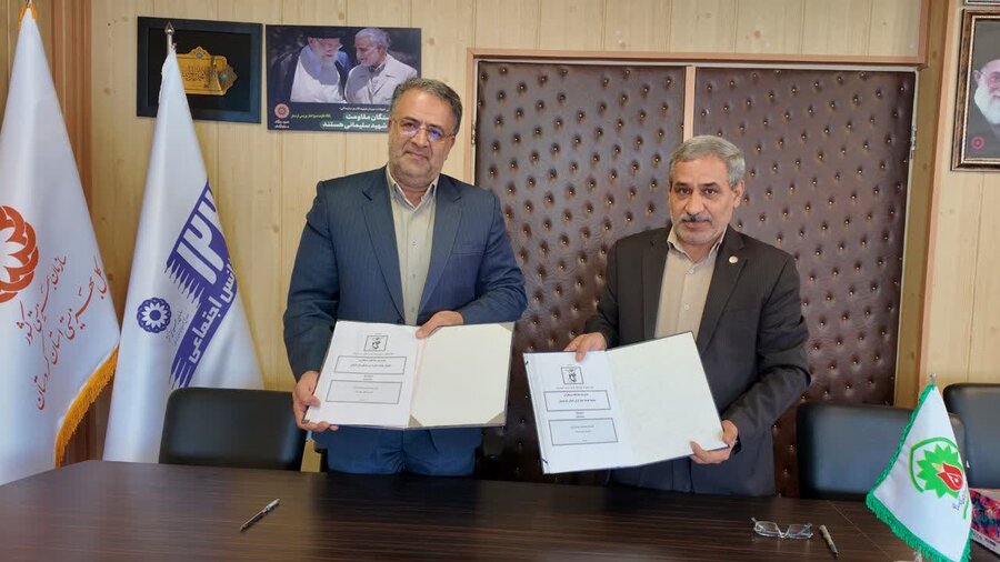 امضای تفاهم‌نامه همکاری میان بهزیستی و بنیاد شهید استان کردستان