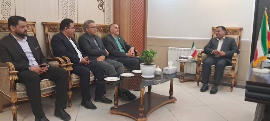 دیدار سرپرست بهزیستی فارس با فرماندار ویژه لارستان 