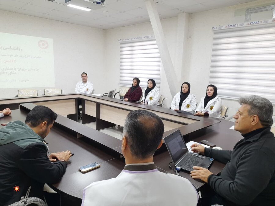 کارگاه تخصصی «روانشناسی بحران» ویژه کارشناسان اورژانس اجتماعی مریوان برگزار شد