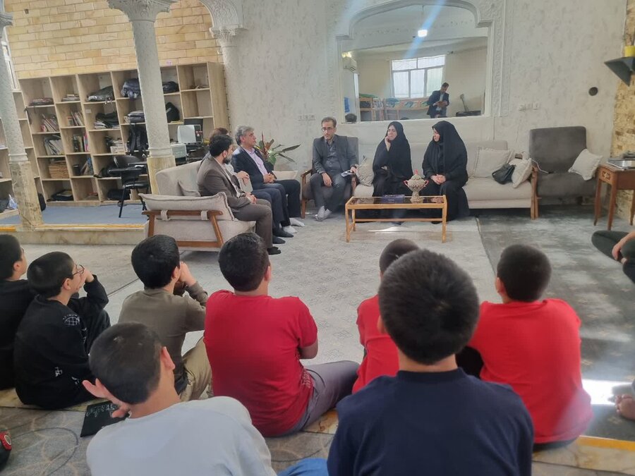 بازدید معاون دادستان از مرکز شبانهروزی حضرت قاسم (ع)