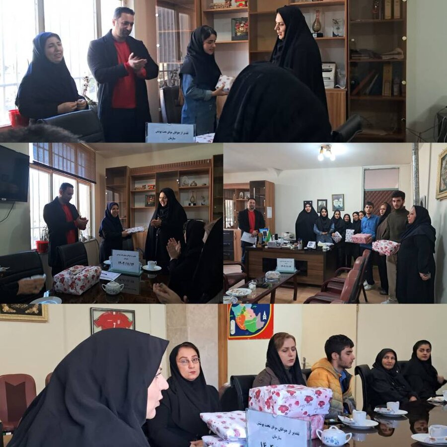 رودبار/تجلیل از جوانان ورزشی جامعه هدف بهزیستی 