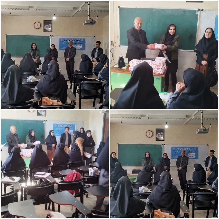 اختتامیه طرح خاتم در مدرسه فاطمه زهرا(س) کبودرآهنگ برگزار شد