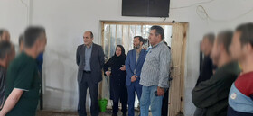 بازدید مدیرکل بهزیستی گیلان از مرکز نگهداری، درمان و کاهش آسیب اعتیاد (ماده ۱۶) رشت