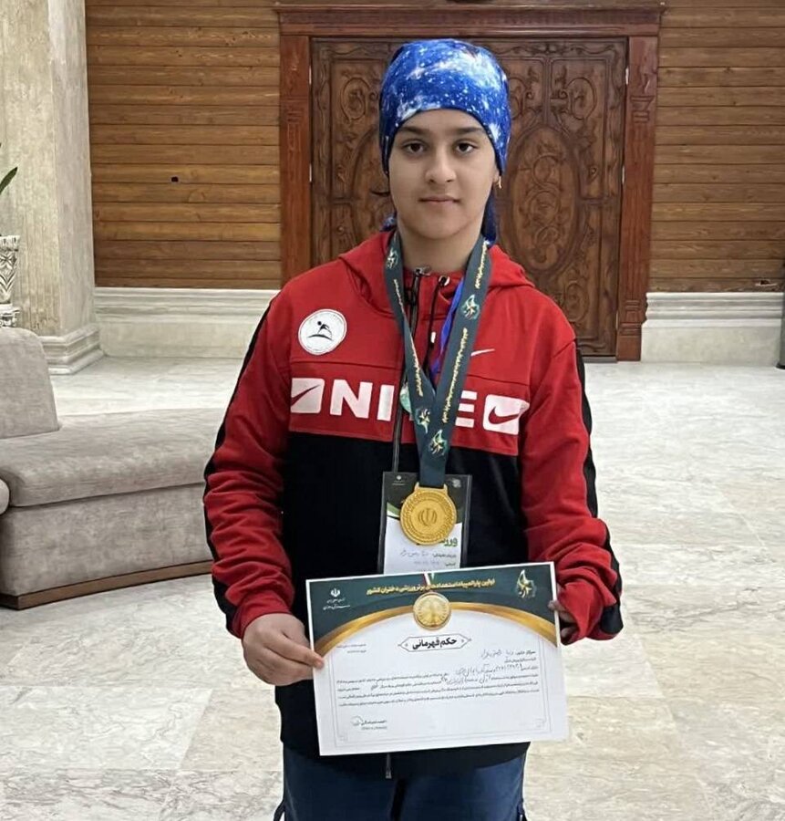 کسب مقام طلای توانخواه دنیا رحتمی نژاد در پارالمپیاد استعدادهای برتر کشور