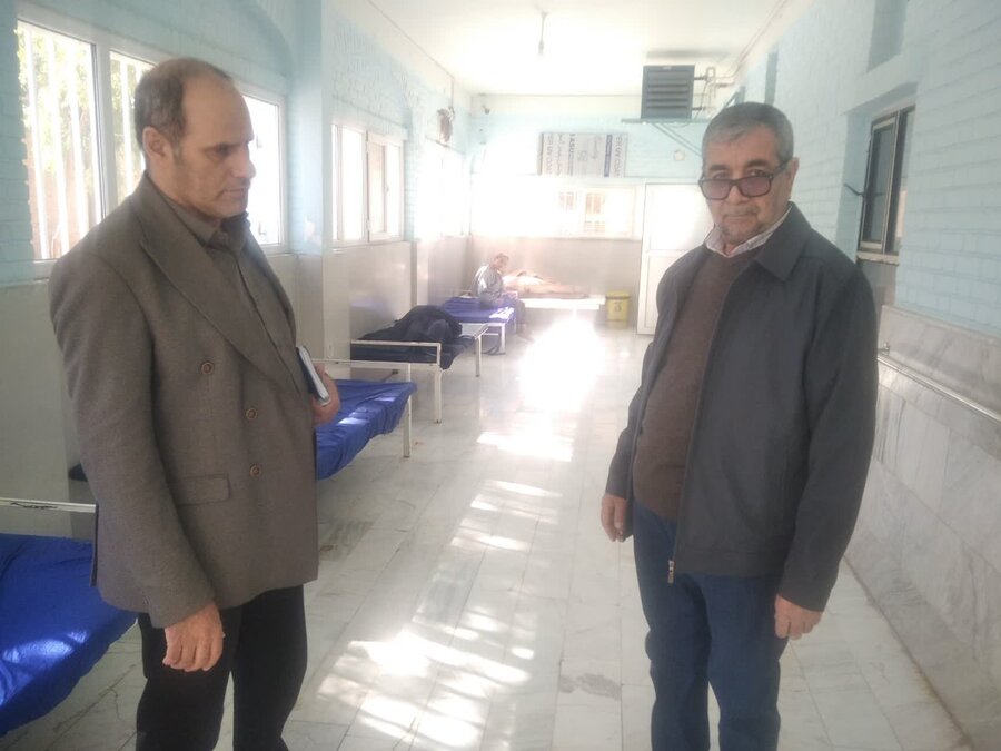 بازدید میدانی معاون توانبخشی بهزیستی از مراکز سالمندان استان