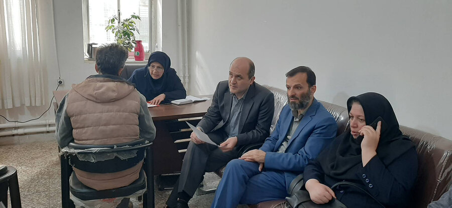 بازدید مدیرکل بهزیستی گیلان از مرکز نگهداری، درمان و کاهش آسیب اعتیاد (ماده ۱۶) رشت