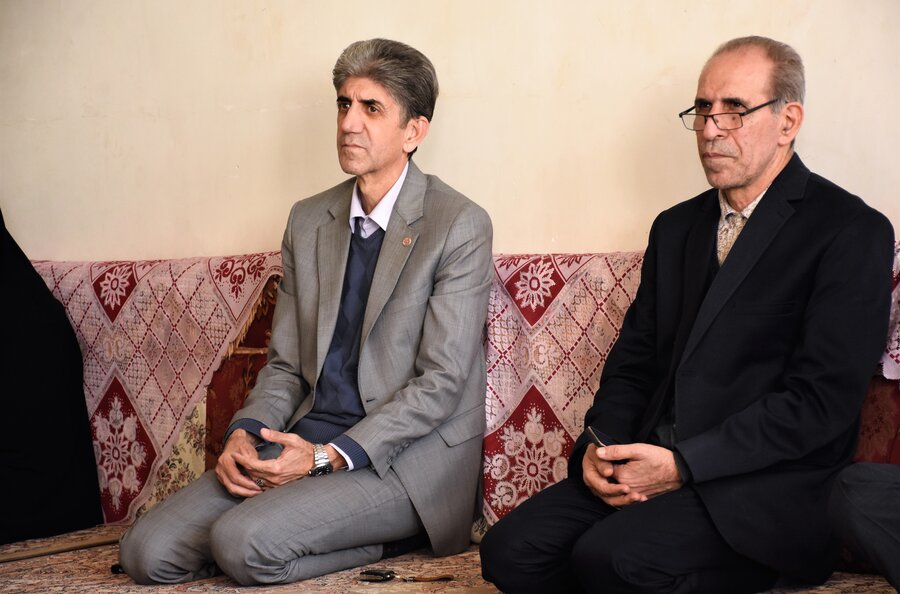 بازدید از منزل شهداء در اولین روز از رمضان