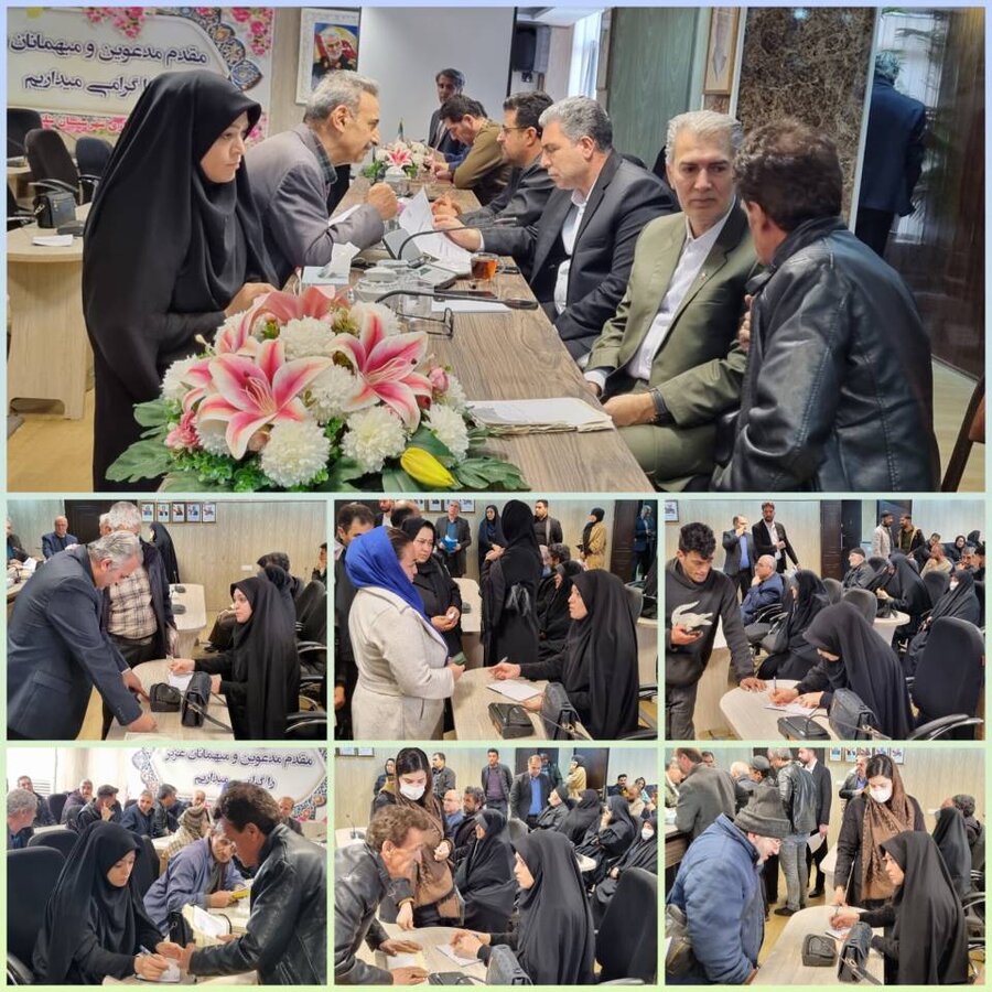 ملاقات بی‌واسطه با مردم؛ حضور فرماندار سلماس و رئیس بهزیستی در صف رسیدگی به مطالبات مردمی