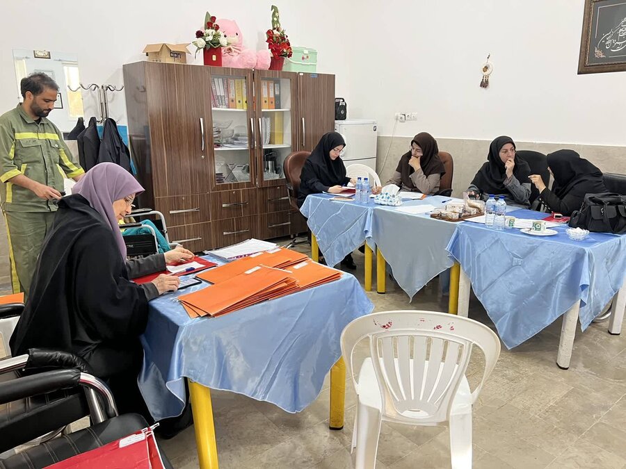 کمیسیون پزشکی تعیین نوع و شدت معلولیت در مرکز توانبخشی حضرت علی اکبر بیرجند