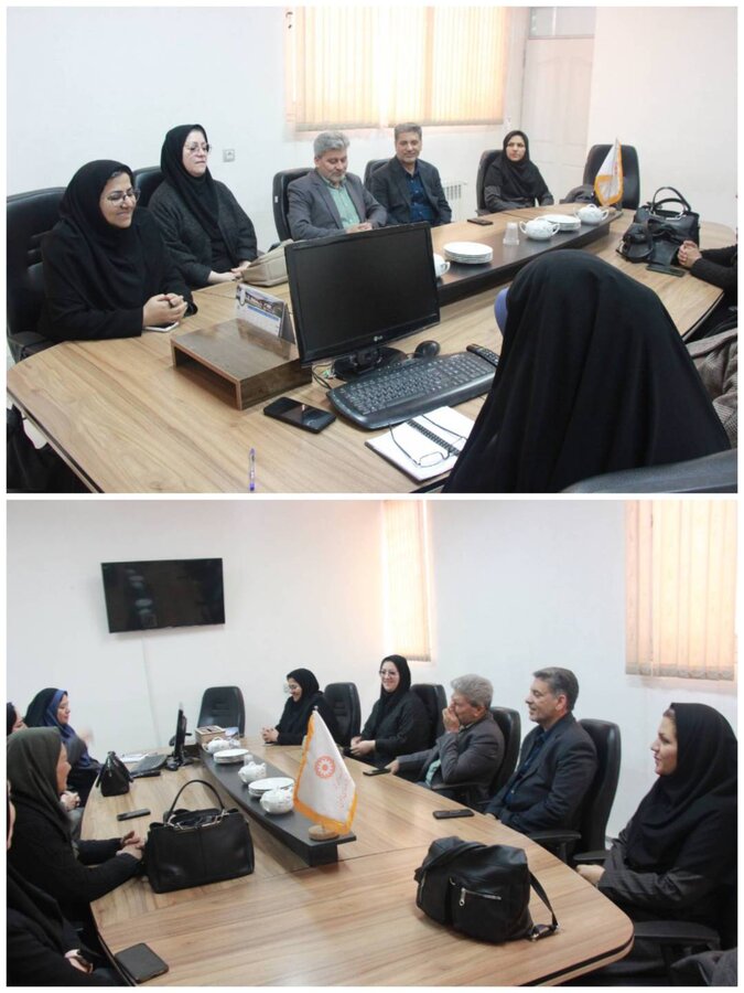 دیدار معاون سلامت اجتماعی و با سرپرست بهزیستی بیرجند