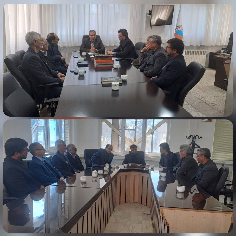 دیدار رئیس و کارکنان بهزیستی و مدیران مراکز غیردولتی با معاونین جدید فرمانداری