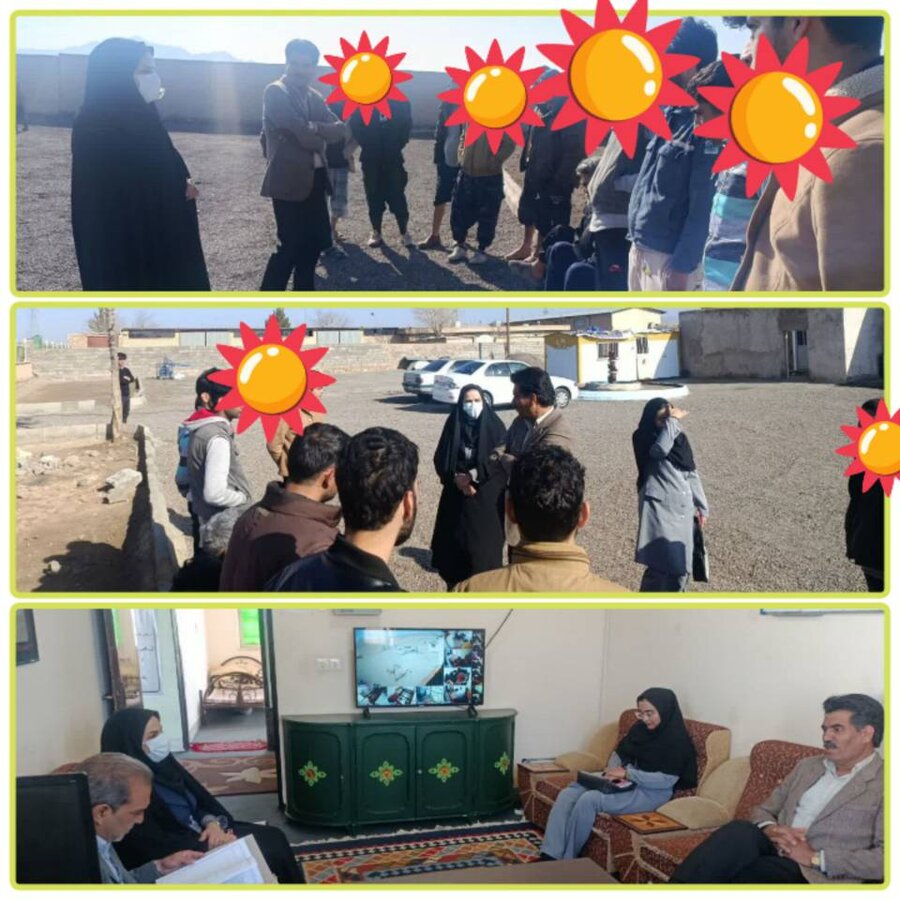 بازدید نظارتی رئیس مرکز فوریت‌های اجتماعی بهزیستی استان از مرکز درمان اعتیاد «امید آینده» در شهرستان سربیشه