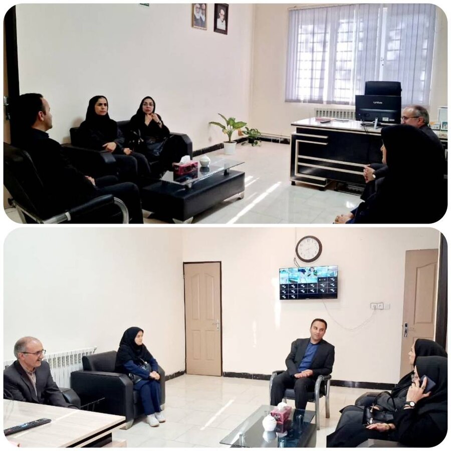 حضور معاون امور توانبخشی بهزیستی استان خراسان جنوبی در اداره بهزیستی شهرستان خوسف