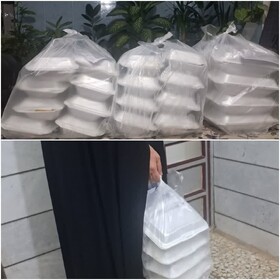 چهارمحال| شهرستان فارسان | توزیع بسته های غذای گرم در بین جامعه هدف