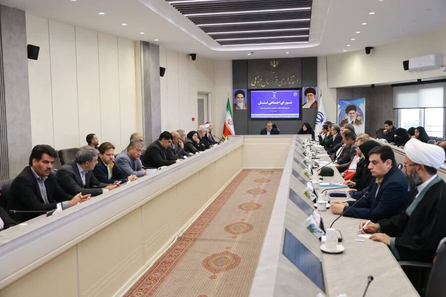 حضور مدیرکل بهزیستی استان در شورای اجتماعی استان به ریاست استاندار خراسان جنوبی