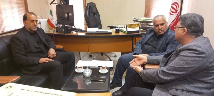 ورامین | دیدار و گفت‌وگوی رییس اداره بهزیستی با رئیس بنیاد مسکن شهرستان